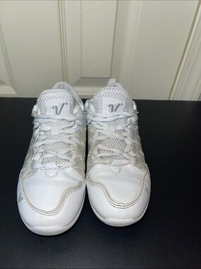 Varsity Kids White Lace-Up Sneakers